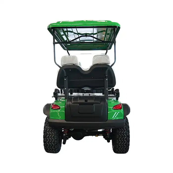 4 seat electric golf cart view 3