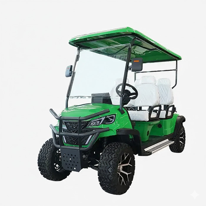 4 seat electric golf cart view 4